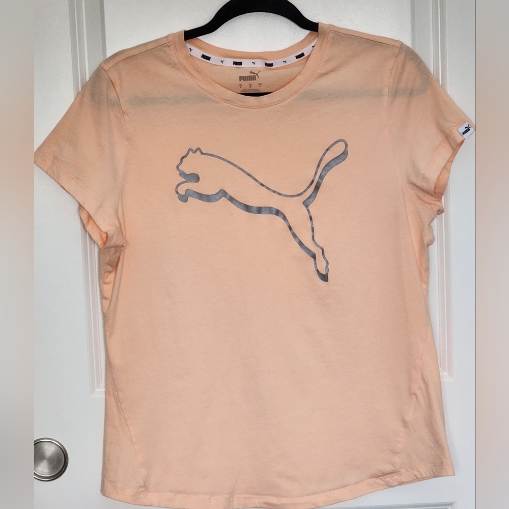 Peach Colored Puma Tee